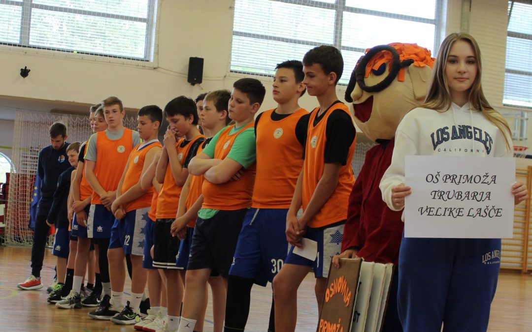Odličen uspeh naše šolske košarkarske ekipe mlajših učencev